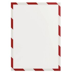 Magnetrahmen SAFETY, A3, rot/weiß, VE = 1 Packung = 5 Stück