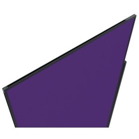 Design-Moderationstafel VarioPin, violett, Tafelgröße: 1.000 x 1800 mm