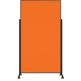 Design-Moderationstafel VarioPin, orange, Tafelgröße: 1.000 x 1800 mm