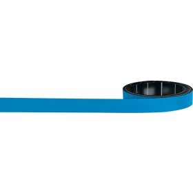 Magnetoflexband, 1000 x 10 mm, zuschneidbar, beschriftbar, blau