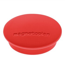 Magnete Discofix Junior, 34 mm, 10 Stück, rot