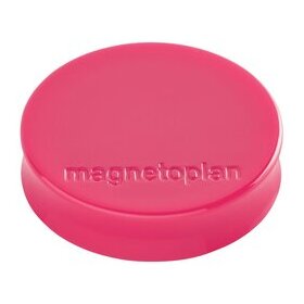 Magnetoplan Ergo-Magnet, Ø: 34mm, pink, Haftkraft:...