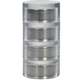 Magnetoplan Design-Magnet Neodym, Ø: 20mm, glasklar aus Acryl-Glas, Haftkraft: 4,8kg, extra stark, Packung à 4 Stück