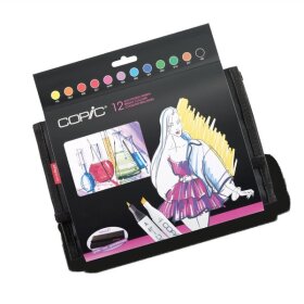 Grafikmarker Copic Wallet, 12 leuchtende Farben