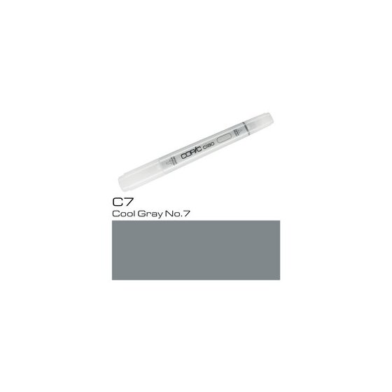 Layoutmarker Copic Ciao, Typ C-7 ,Cool Grey, 3 Stück