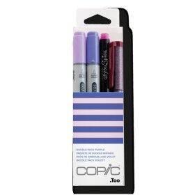 Layoutmarker Copic Ciao, Doodle Pack, violett, 4 Stück
