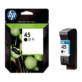 Tintenpatrone 45, für HP Drucker, ca. 930 Seiten, schwarz