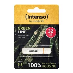 Green Line USB-Stick 3.2 Gen 1 x 1, 32 GB, 70 MB/s, recycelbar, beige/braun