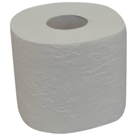 Toilettenpapier Katrin Plus, toilet 250, 3-lagig, weiß, 250 Blatt/Rolle, 8 Rollen/Packung