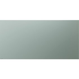 Glasboard, eckige Ausführung, matte Oberfläche, 100 x 150 cm, Sage Green