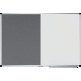 Kombiboard UNITE,Filz, 60 x 90 cm, grau