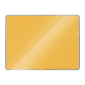 Cosy Whiteboards Glas 800x600 mm, gelb, rahmenlos, Sicherheitsglas, trocken abwischbar