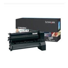 Druckkassette C782X2KG, für Lexmark Drucker, ca. 15.000 Seiten, schwarz