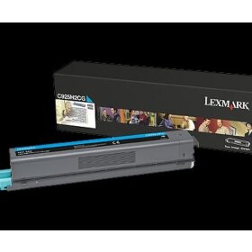 Druckkassette C925H2CG, für Lexmark Drucker, ca. 7.500 Seiten, cyan