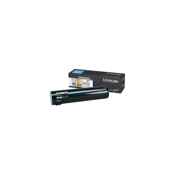 Druckkassette C930H2KG, für Lexmark Drucker, ca. 38.000 Seiten, schwarz