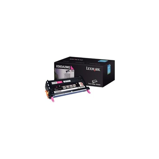 Druckkassette X560A2MG, für Lexmark Drucker, ca. 4.000 Seiten, magenta