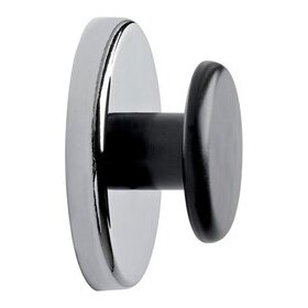 Griffkopf-Magnet, silber/schwarz, Haftkraft: 12kg,...