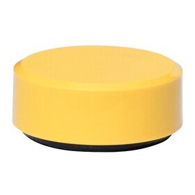 Facetterand-Magnet MAULpro Ø :34mm, Haftkraft: 2kg gelb, Packung à 20 Magnete
