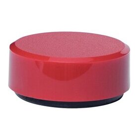 Facetterand-Magnet MAULpro Ø: 34mm, Haftkraft: 2kg, rot, Packung à 20 Magnete