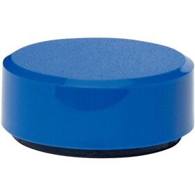Facetterand-Magnet MAULpro Ø: 34mm, Haftkraft: 2kg, blau, Packung à 20 Magnete