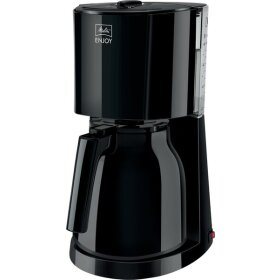 Kaffeemaschine Enjoy Therm II, Thermoskanne für bis zu 8 Tassen, entnehmbarer Filterhalter, Aromawahl, Tropfstopp, autom. Abschaltung, Leistung 1000W, schwarz