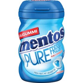 Mentos Gum, Kaugummi Pure Fresh Mint, zuckerfrei