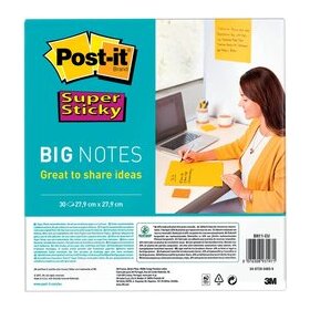 Haftnotiz Super Sticky Big Note, 279 x 279 mm, 30 Blatt,...