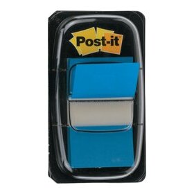 Index Post-it 680, 25,4 x 43,2 mm, blau