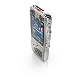 Digitales Diktiergerät Pocket Memo DPM8500/01, 4-Positions-Schieber, 3D-Mikrofontechnik, bis 32GB SD/SDHC Speicherkarte, Li-Ion-Akku, Dockingstation, großes, hochauflösendes Farbdisplay, Bewegungssensor, integrierter Barcode-Scanner