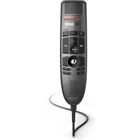Diktiermikrofon SpeechMike Premium LFH3500, integrierter Lautsprecher, dunkelgrau pearl metallic