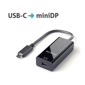 Adapter iSerie, USB-C auf mini DisplayPort, schwarz, 0,10...