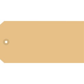Anhänger - Hängeetiketten - Kollianhänger, Manilakarton mit Öse, Maße (B x H): 60 x 120 mm, VE = Pack = 1000 Stück