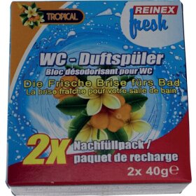 WC-Duftspüler Nachfüllung Tropical, 2er Pack,...