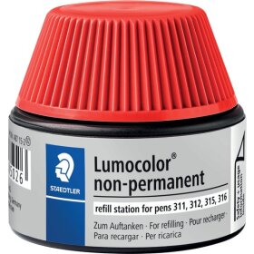 Nachfülltinte Lumocolor nonpermanent, Inhalt: 15 ml,...