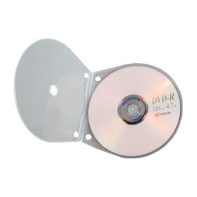 CD Shellbox Slim, Muschelform, Abheftlochung, transparent