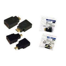 LogiLink Adapter, HDMI Kupplung - M icro HDMI Stecker, 19...