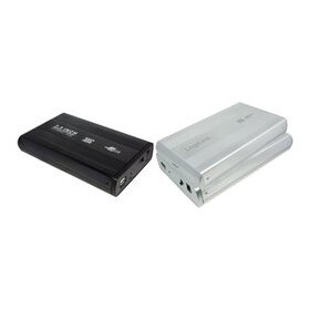 LogiLink 3,5 SATA Festplatten-Gehä use, USB 2.0, silber (11112294)