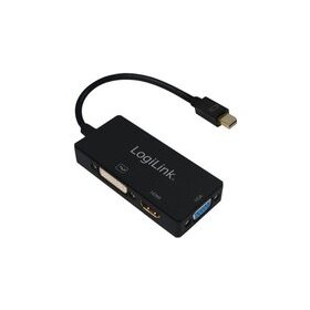 LogiLink 4K Mini DisplayPort auf DV I/HDMI/VGA Adapter (11116334)