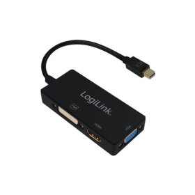LogiLink 4K Mini DisplayPort auf DV I/HDMI/VGA Adapter (11116334)