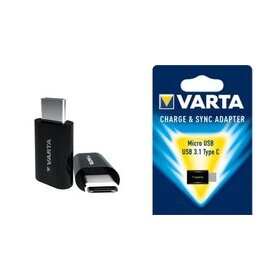 VARTA Charge & Sync Adapter - Micro USB auf USB 3.1...