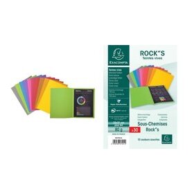 EXACOMPTA Aktendeckel ROCKS, DIN A 4, 80 g/qm, sortiert...