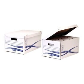 Fellowes BANKERS BOX Basic Archiv-K lappdeckelbox Maxi, blau (5460502)