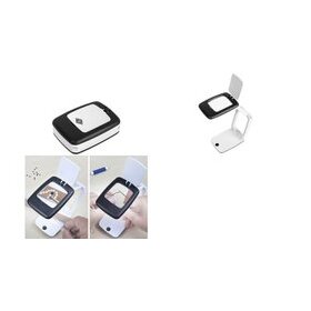 WEDO Tischlupe Pocket mit LED-Licht , weiß/schwarz...