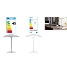 UNiLUX LED-Design-Tischleuchte ROMY , Farbe: chrom...