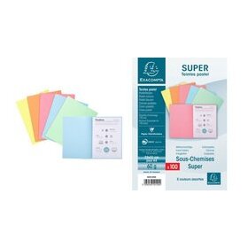 EXACOMPTA Aktendeckel SUPER 60, DIN A4, 60 g/qm, rosa (83100052)