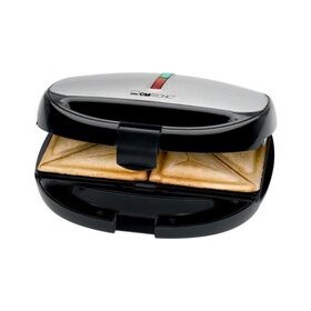 CLATRONIC Sandwich-Waffel-Grill ST/ WA 3670, schwarz-inox...