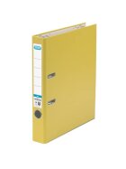 Elba Ordner smart Pro PP/Papier, mit auswechselbarem Rückenschild, Rückenbreite 5 cm, gelb
