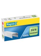 Rapid® Heftklammern 24/6 Standard, verzinkt, 1.000 Stück