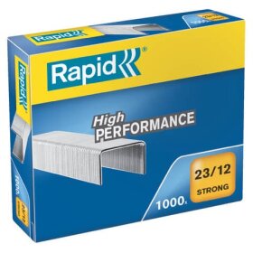 Rapid® Heftklammern 23/12mm Strong, verzinkt, 1000...