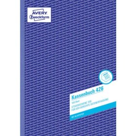 Avery Zweckform® 426 Kassenbuch, DIN A4, nach...